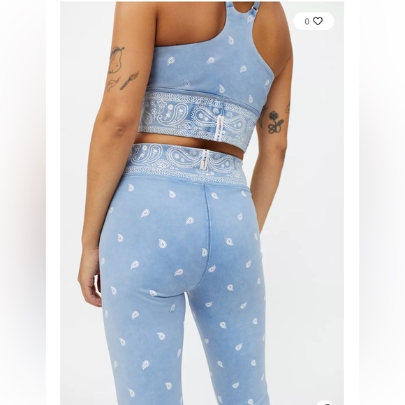ADAM SELMAN SPORT Hi-Rise Legging Stonewash Bandana - Picture 3 of 7